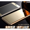 Luxurious Electroplating colorful mirror effect tempered glass screen protector for iPhone series